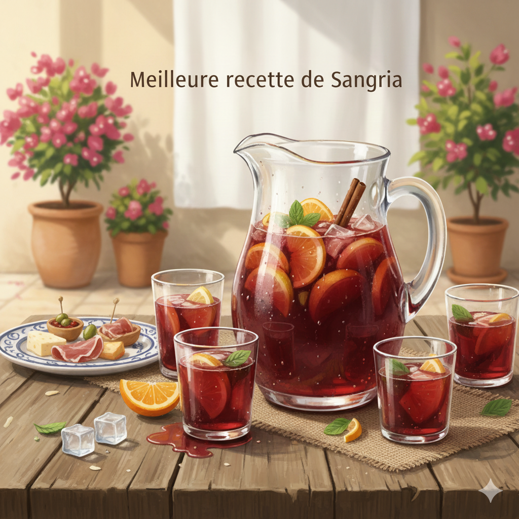 Sangria : la recette traditionnelle et les origines